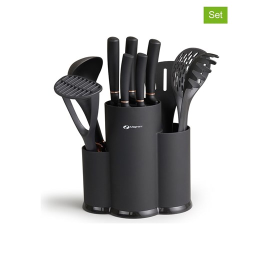 Lifa Living 12-częściowy zestaw w kolorze czarnym ze sklepu Limango Polska w kategorii Akcesoria kuchenne - zdjęcie 164504971