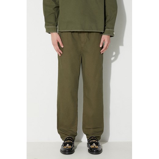 Stan Ray spodnie bawełniane REC PANT kolor zielony proste AW2310812 ze sklepu PRM w kategorii Spodnie męskie - zdjęcie 164507490
