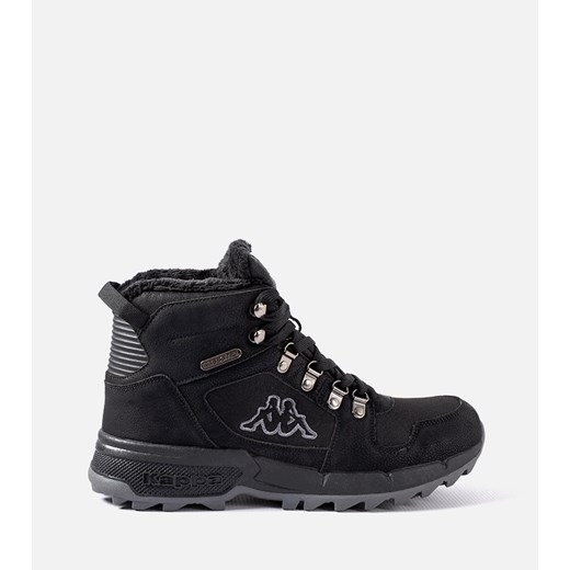 Czarno-szare buty Kappa 243366 COOK II TEX ze sklepu gemre w kategorii Buty trekkingowe męskie - zdjęcie 164508382