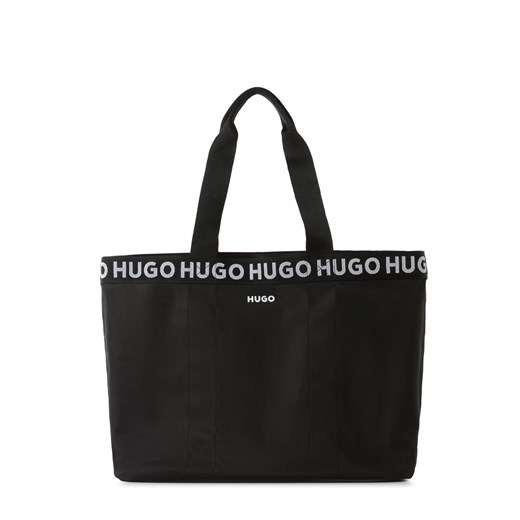Shopper bag BOSS HUGO w stylu młodzieżowym duża matowa na ramię 