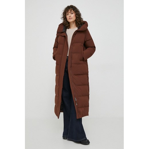 Hetrego kurtka puchowa damska kolor brązowy zimowa ze sklepu ANSWEAR.com w kategorii Kurtki damskie - zdjęcie 164513131