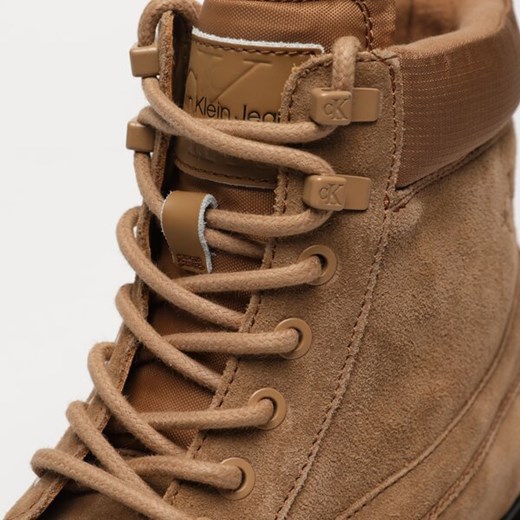 CALVIN KLEIN EVA MID LACEUP BOOT SUEDE Calvin Klein 46 Symbiosis okazyjna cena