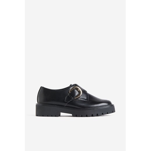 H & M - Masywne buty monkstrap - Czarny H & M 37 H&M