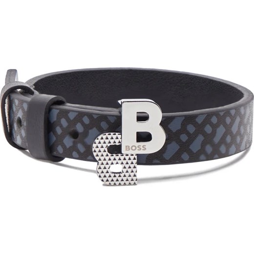 BOSS BLACK Skórzana bransoleta B-DOUBLEB OS Gomez Fashion Store promocja