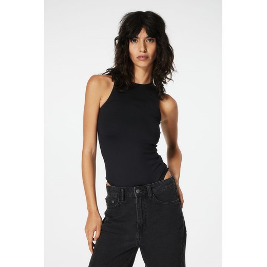 H & M - Dżersejowe body thong - Czarny H & M S H&M
