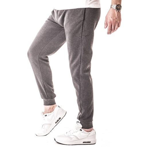 Grube Spodnie dresowe OP09 szare ze sklepu Risardi w kategorii Spodnie męskie - zdjęcie 164528621