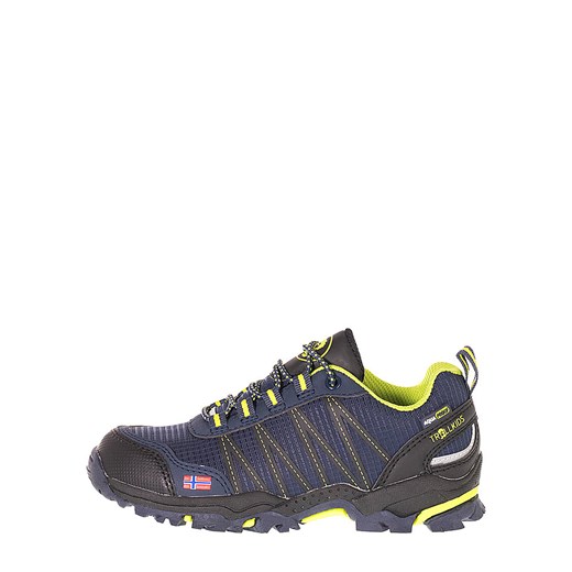 Trollkids Buty trekkingowe &quot;Trolltunga Hiker Low&quot; w kolorze granatowym ze sklepu Limango Polska w kategorii Buty trekkingowe dziecięce - zdjęcie 164532690