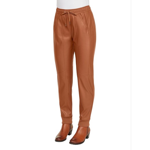 Heine Spodnie w kolorze karmelowym ze sklepu Limango Polska w kategorii Spodnie damskie - zdjęcie 164533552
