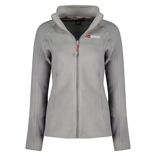 Geographical Norway Kurtka polarowa &quot;Tug&quot; w kolorze jasnoszarym ze sklepu Limango Polska w kategorii Kurtki damskie - zdjęcie 164533882