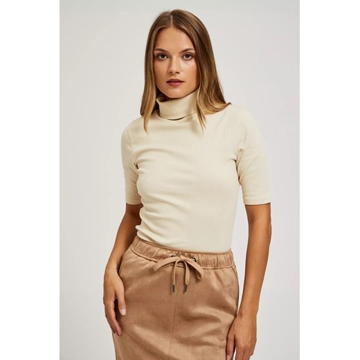 Bluzka damska Moodo.pl z krótkim rękawem na wiosnę 