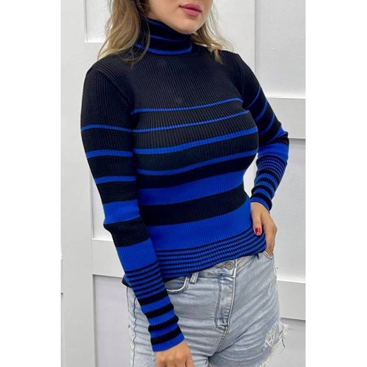 Sweter RALIRNA BLUE uniwersalny promocyjna cena Ivet Shop
