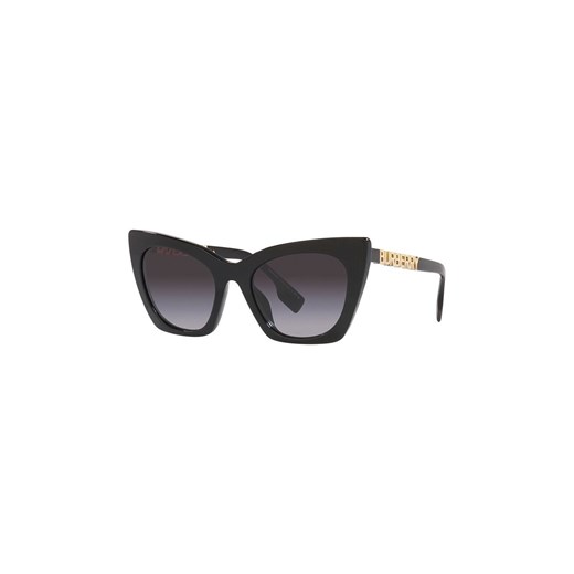 Burberry okulary przeciwsłoneczne damskie kolor czarny Burberry 52 promocyjna cena PRM