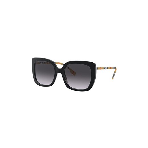 Burberry okulary przeciwsłoneczne damskie kolor czarny Burberry 54 PRM wyprzedaż