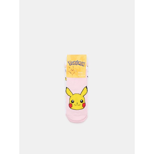 Sinsay - Skarpetki Pokemon 2 pack - różowy Sinsay 23/26 Sinsay