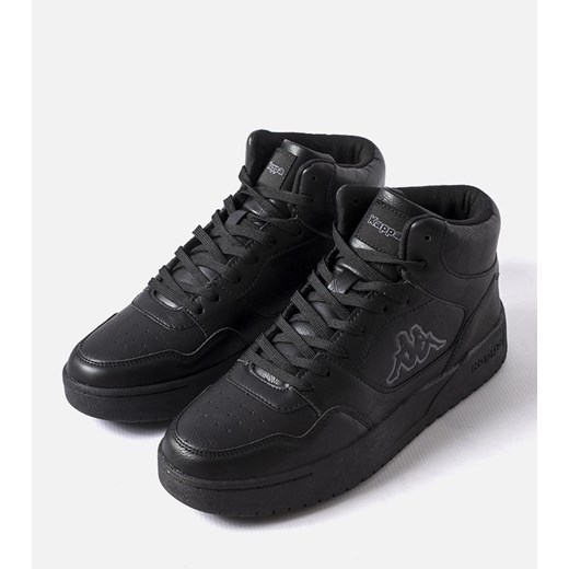 Czarne wysokie sneakersy Kappa 243304 Broome ze sklepu gemre w kategorii Buty sportowe męskie - zdjęcie 164549683