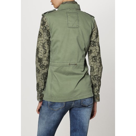 Hilfiger Denim NATASHA 2IN1 Parka oliwkowy zalando szary jeans