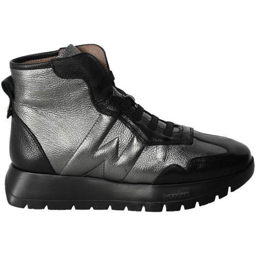 Sneakersy Wonders A-2451 Wild G Negro Czarne Skórzane Wonders 38 EuroButy.com.pl