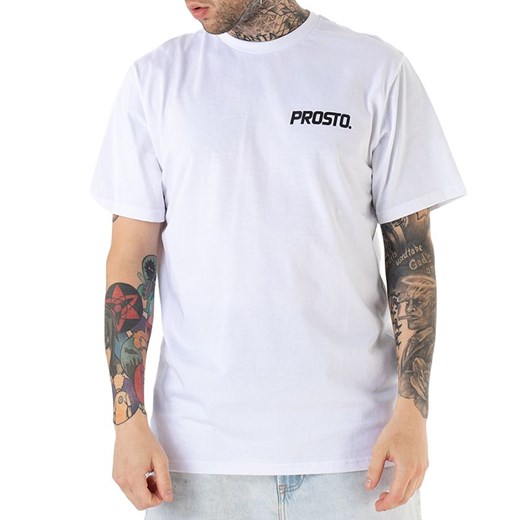 Koszulka Prosto Counterattack KL232MTEE1242 - biała ze sklepu streetstyle24.pl w kategorii T-shirty męskie - zdjęcie 164557550