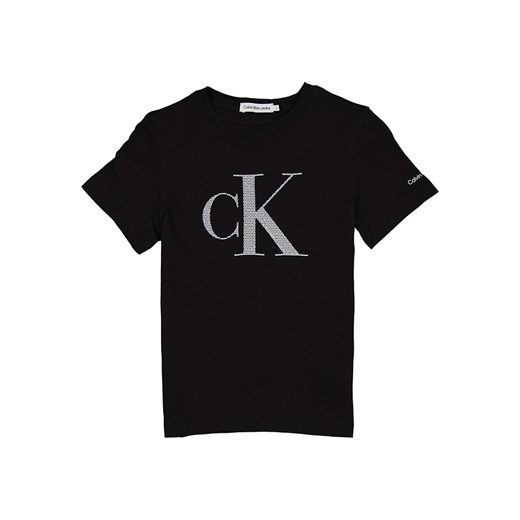 Calvin Klein Koszulka w kolorze czarnym Calvin Klein 116 okazyjna cena Limango Polska