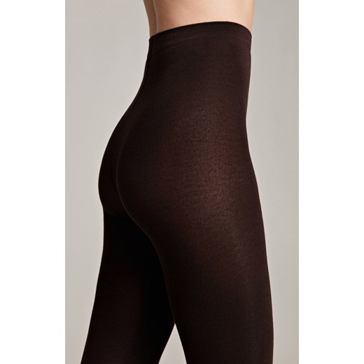 Grube rajstopy mocca 250 DEN Cotton, Kolor mocca, Rozmiar 4, Conte ze sklepu Intymna w kategorii Rajstopy - zdjęcie 164567763