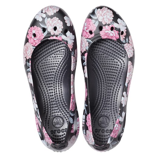 Crocs Baleriny "Kadee" w kolorze czarno-jasnoróżowym Crocs 34/35 okazyjna cena Limango Polska