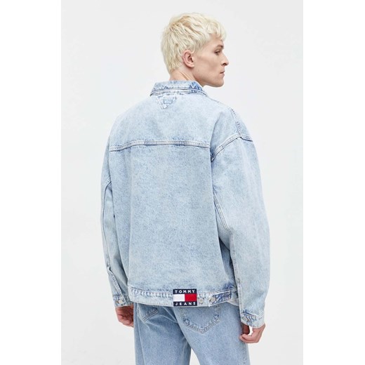 Tommy Jeans kurtka jeansowa męska kolor niebieski przejściowa oversize Tommy Jeans XXL ANSWEAR.com