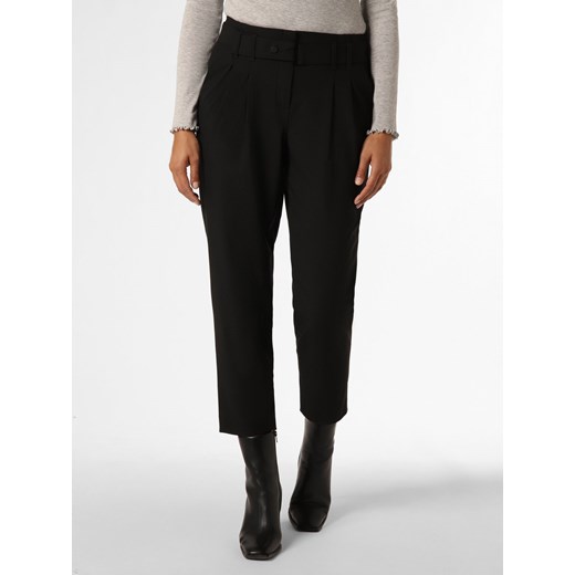 RAFFAELLO ROSSI Spodnie Kobiety czarny jednolity ze sklepu vangraaf w kategorii Spodnie damskie - zdjęcie 164578402