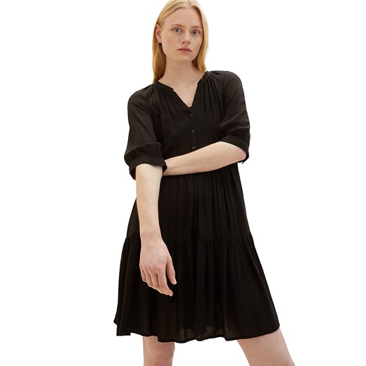 Tom Tailor Sukienka w kolorze czarnym ze sklepu Limango Polska w kategorii Sukienki - zdjęcie 164583164