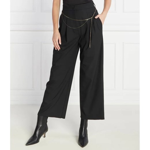 Marella Spodnie z paskiem FANTE | Regular Fit ze sklepu Gomez Fashion Store w kategorii Spodnie damskie - zdjęcie 164585782