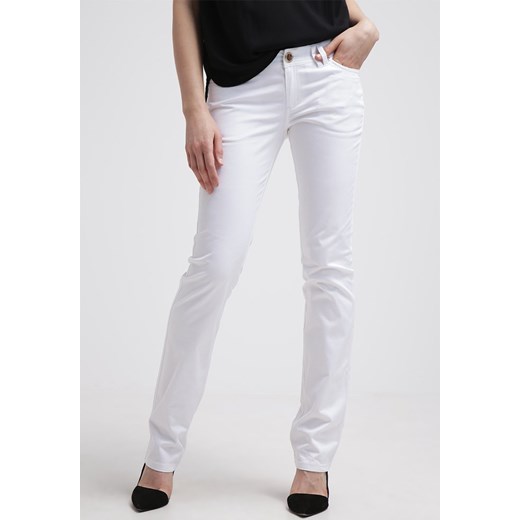 Morgan Spodnie materiałowe blanc zalando bialy bawełna