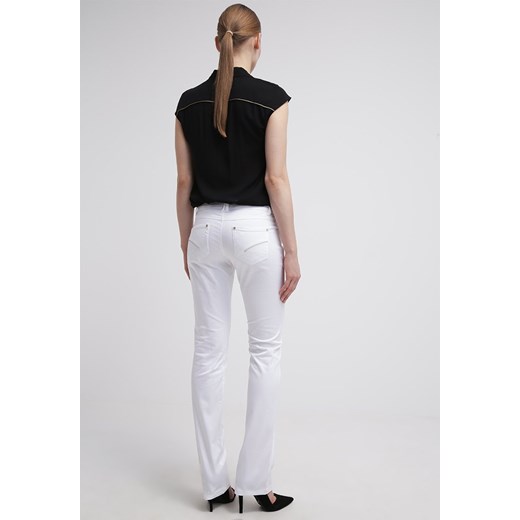 Morgan Spodnie materiałowe blanc zalando  mat