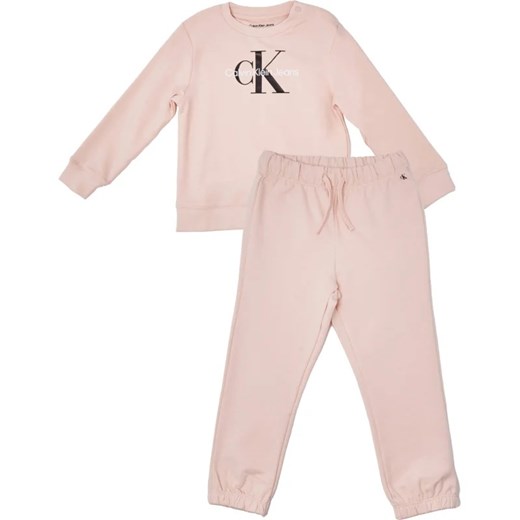 Różowy dres dziewczęcy Calvin Klein