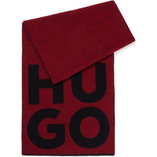 HUGO Wełniany szal Unisex - Z ze sklepu Gomez Fashion Store w kategorii Szaliki męskie - zdjęcie 164651720