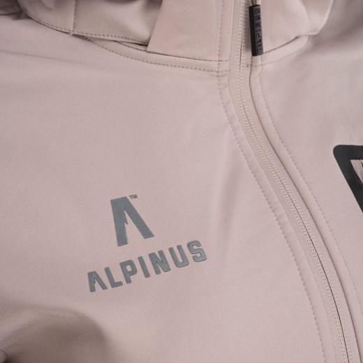 Damski softshell rozpinany z kapturem Alpinus Bergamo - różowy Alpinus Sportstylestory.com