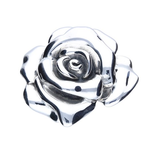 srebrna broszka 925 róża oksydowana 23,43g Lovrin LOVRIN