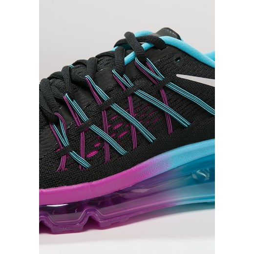 Nike Performance AIR MAX 2015 Obuwie do biegania Amortyzacja black/white/clear water/fuchsia flash zalando czarny zapięcie