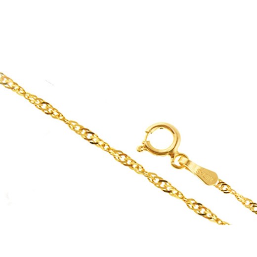 złoty łańcuszek singapure 50cm delikatny Lovrin LOVRIN