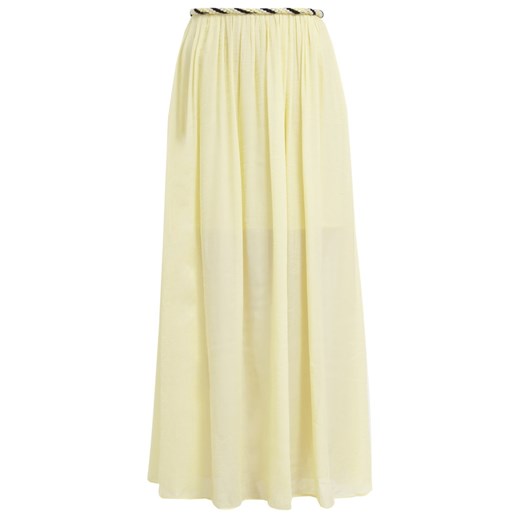 Suncoo PHOEBE Długa spódnica jaune zalando zolty abstrakcyjne wzory