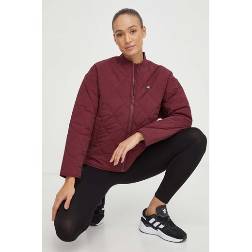 New Balance kurtka damska kolor bordowy przejściowa oversize ze sklepu ANSWEAR.com w kategorii Kurtki damskie - zdjęcie 164682344