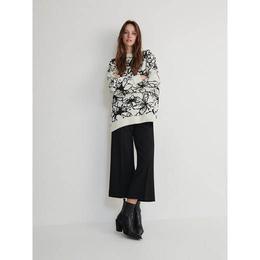 Reserved - Sweter oversize - wielobarwny Reserved L Reserved