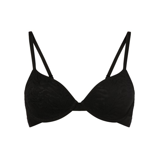Calvin Klein Damski biustonosz z fiszbinami Kobiety czarny jednolity ze sklepu vangraaf w kategorii Biustonosze - zdjęcie 164689922