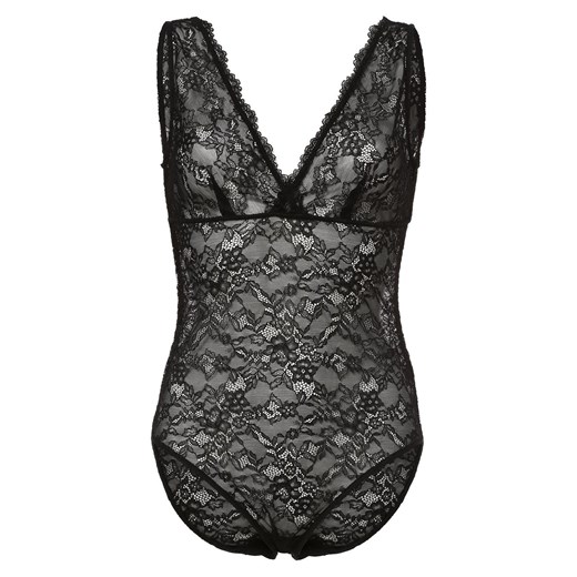 GUESS Damskie body Kobiety czarny jednolity ze sklepu vangraaf w kategorii Body damskie - zdjęcie 164689933