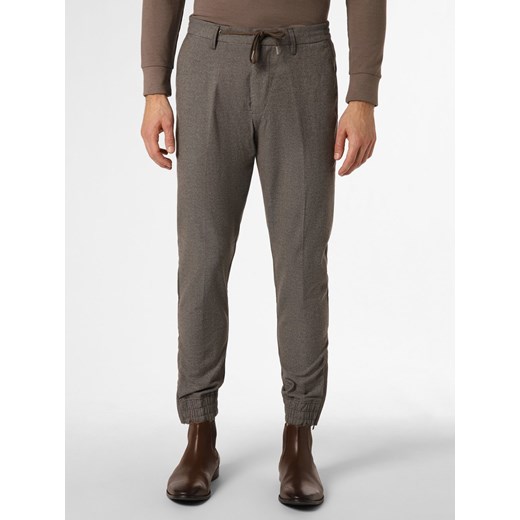 Finshley & Harding Spodnie Mężczyźni melanżowy marmurkowy ze sklepu vangraaf w kategorii Spodnie męskie - zdjęcie 164689983