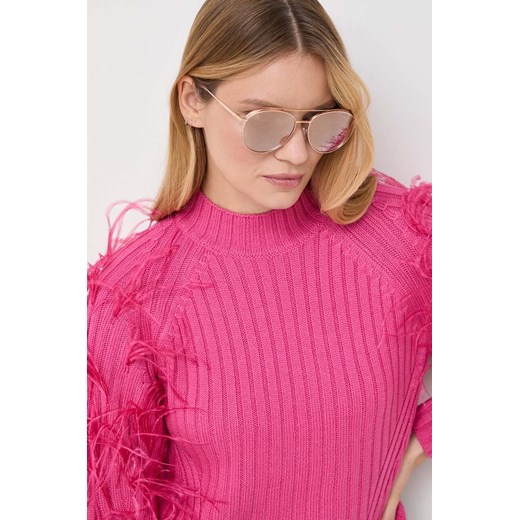 Michael Kors okulary przeciwsłoneczne ARCHES damskie kolor różowy 0MK1138 ze sklepu ANSWEAR.com w kategorii Okulary przeciwsłoneczne damskie - zdjęcie 164691884