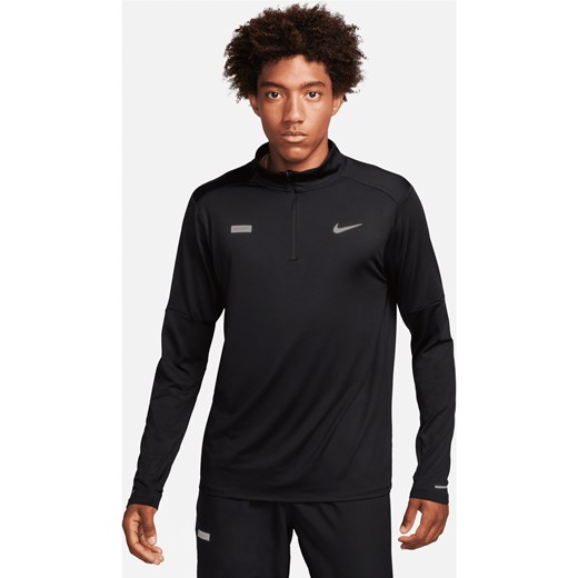 Męska bluza do biegania z zamkiem 1/2 Dri-FIT Nike Flash - Czerń ze sklepu Nike poland w kategorii Bluzy męskie - zdjęcie 164693631
