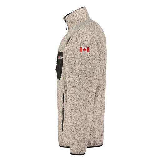 Bluza damska beżowa Canadian Peak krótka casual polarowa 