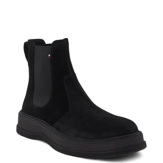 Tommy Hilfiger Skórzane sztyblety EVERYDAY CORE SUEDE CHELSEA Tommy Hilfiger 41 okazja Gomez Fashion Store