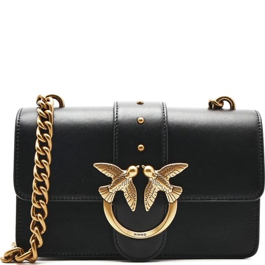Pinko Skórzana torebka na ramię LOVE MINI ICON SIMPLY 14 C VIT Pinko Uniwersalny Gomez Fashion Store