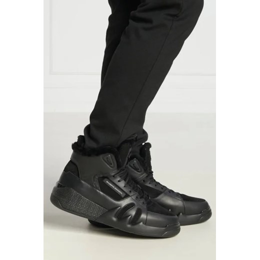 Buty sportowe męskie Giuseppe Zanotti z tworzywa sztucznego sznurowane