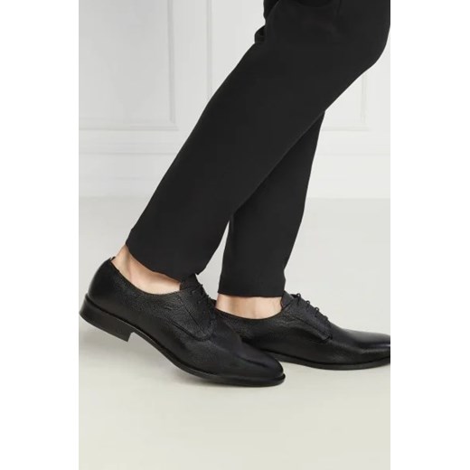 BOSS BLACK Skórzane derby Colby 46 promocyjna cena Gomez Fashion Store